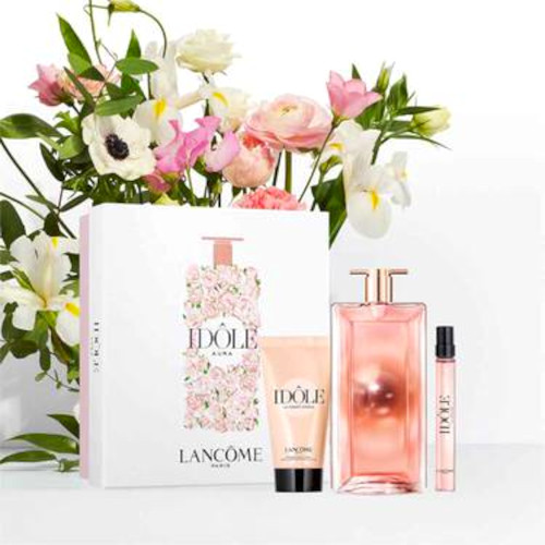 LANCOME SET Idole Aura Eau de Parfum Vapo 50ml+Mini EdP 10ml+Power Cream 50ml-image