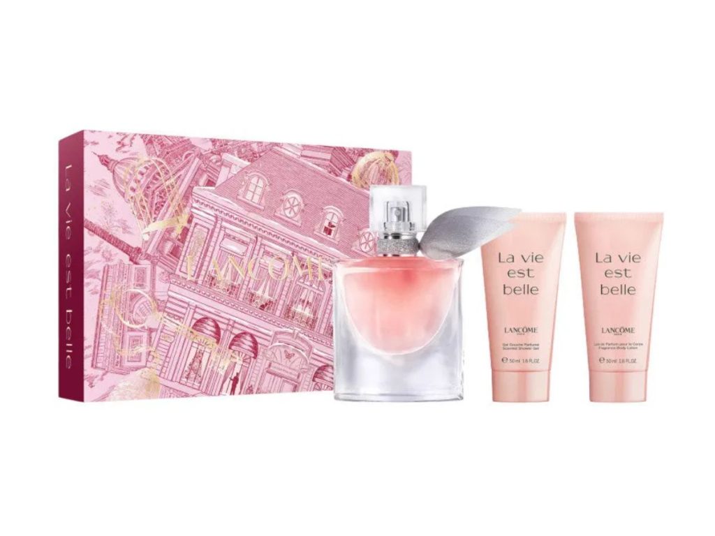 LANCOME SET La Vie est Belle Eau de Parfum Vapo 30ml + BL 50ml + SG 50ml