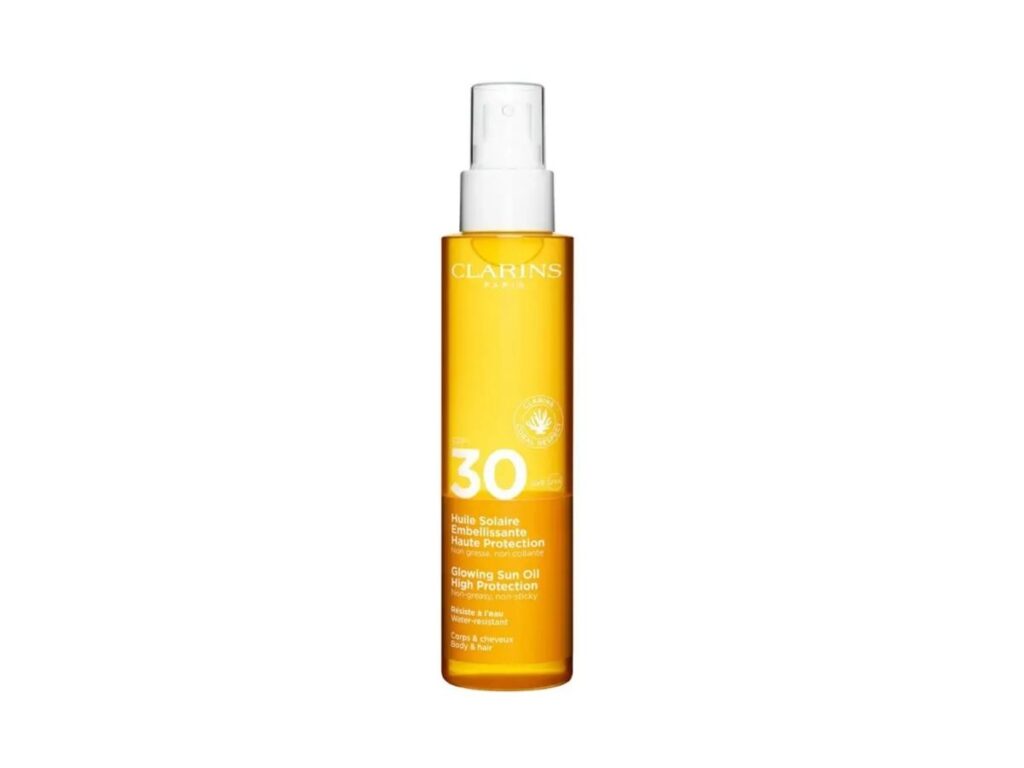 CLARINS Huile Solaire Embellissant Haute Protection Waterproof SPF30 150ml