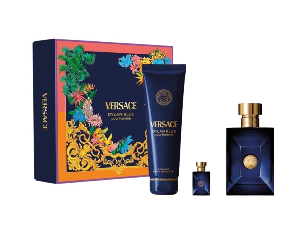 VERSACE SET Dylan Blue Eau de Toilette Vapo 100ml+ SG 150ml+ Mini EdT 5ml (1)