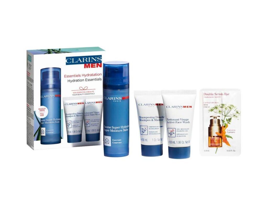 CLARINS SET Men Baume Super Hydratant