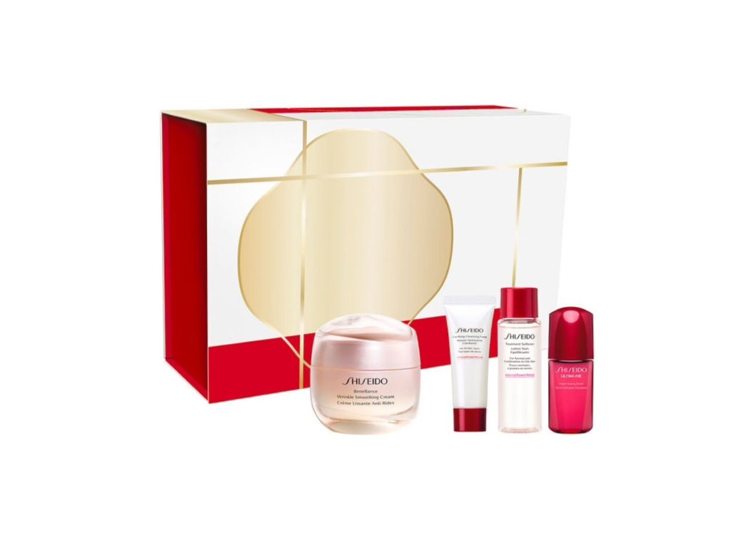 SHISEIDO SET Benefiance Wrinkle Smoothing Cream 50ml + Ultimune 4.0 10ml +