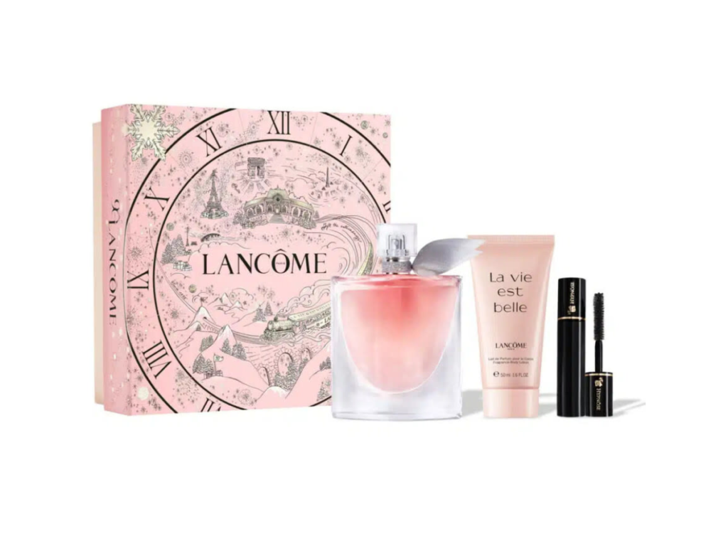 LANCOME SET La Vie est Belle Eau de Parfum Vapo 100ml + Mini Mascara Hypnose + Body Lotion 50ml