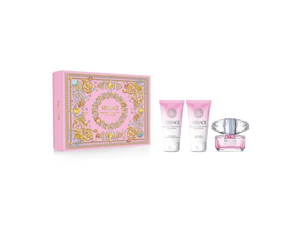 VERSACE SET Bright Crystal Eau de Toilette Vapo 50ml+ BL 50ml+SG 50ml