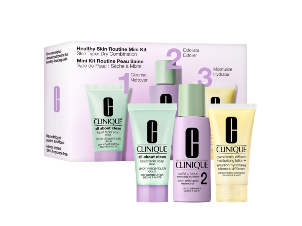 CLINIQUE SET All About Clean Liquid Soap Mild 30ml + Clarifying Lotion 2 60ml
