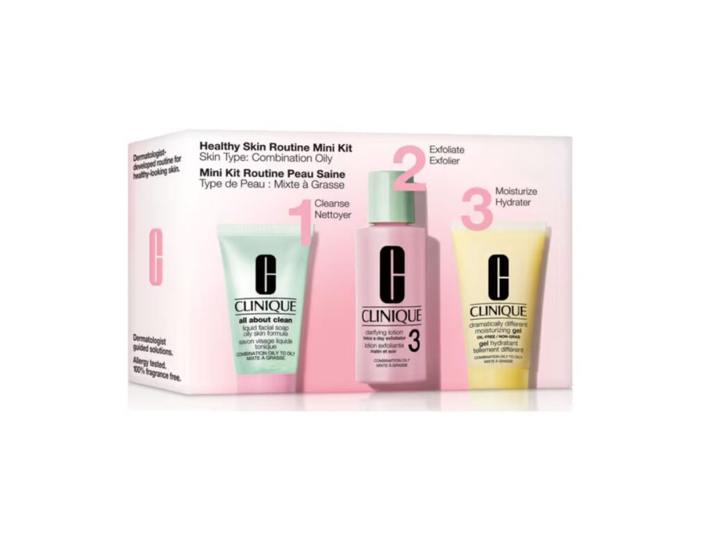 CLINIQUE SET All About Clean Liquid Soap Oily 30ml + Clarifying Lotion 3 60ml +