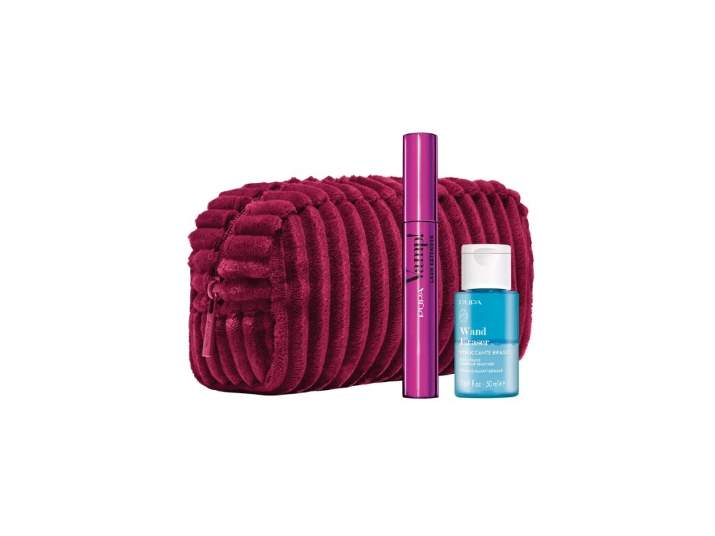 PUPA SET Vamp! Mascara Lash Extender 14ml +Mini Wand Eraser 50ml+Velvet Pochette
