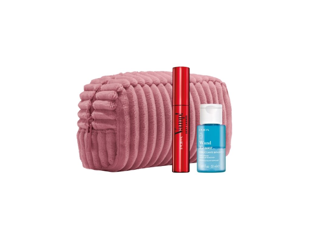 PUPA SET Vamp! Mascara Sexy Lashes 12ml + Mini Wand Eraser 50ml +Velvet Pochette