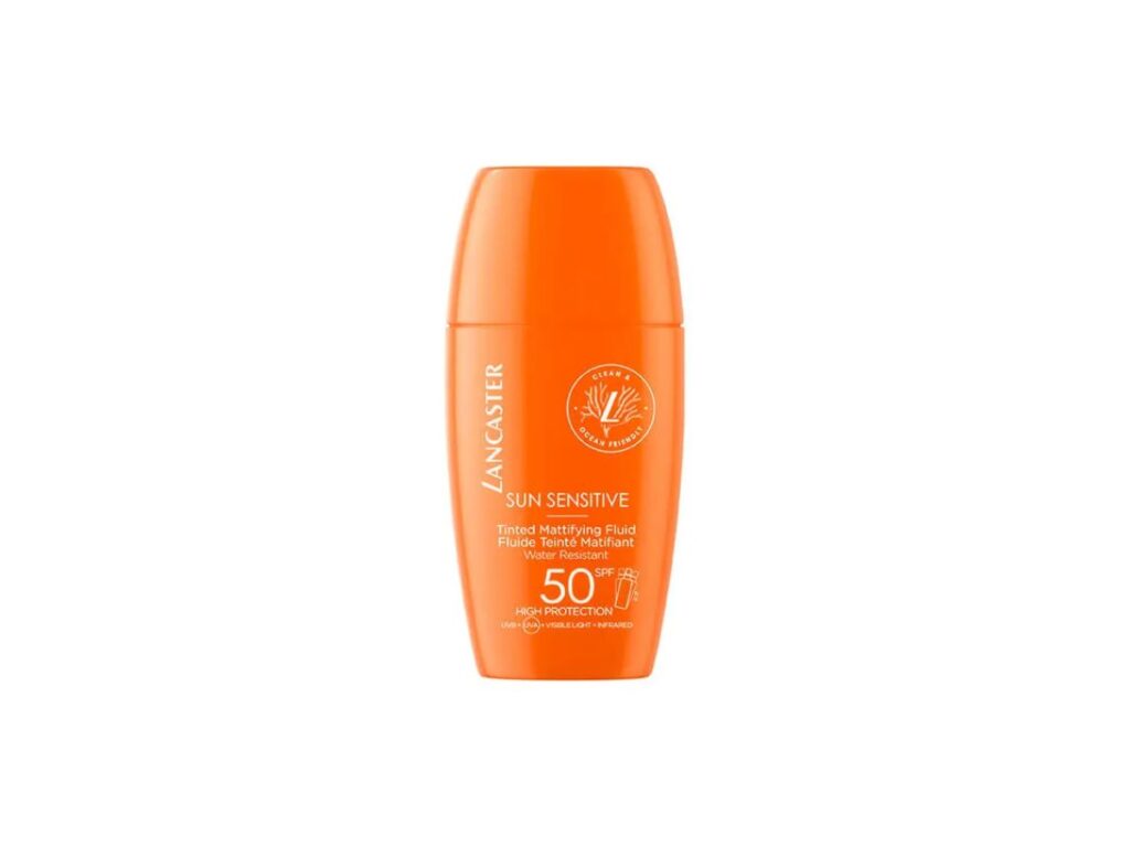 LANCASTER Sun Sensitive Luminous Tan Tinted Mattifying Fluid SPF50 30ml