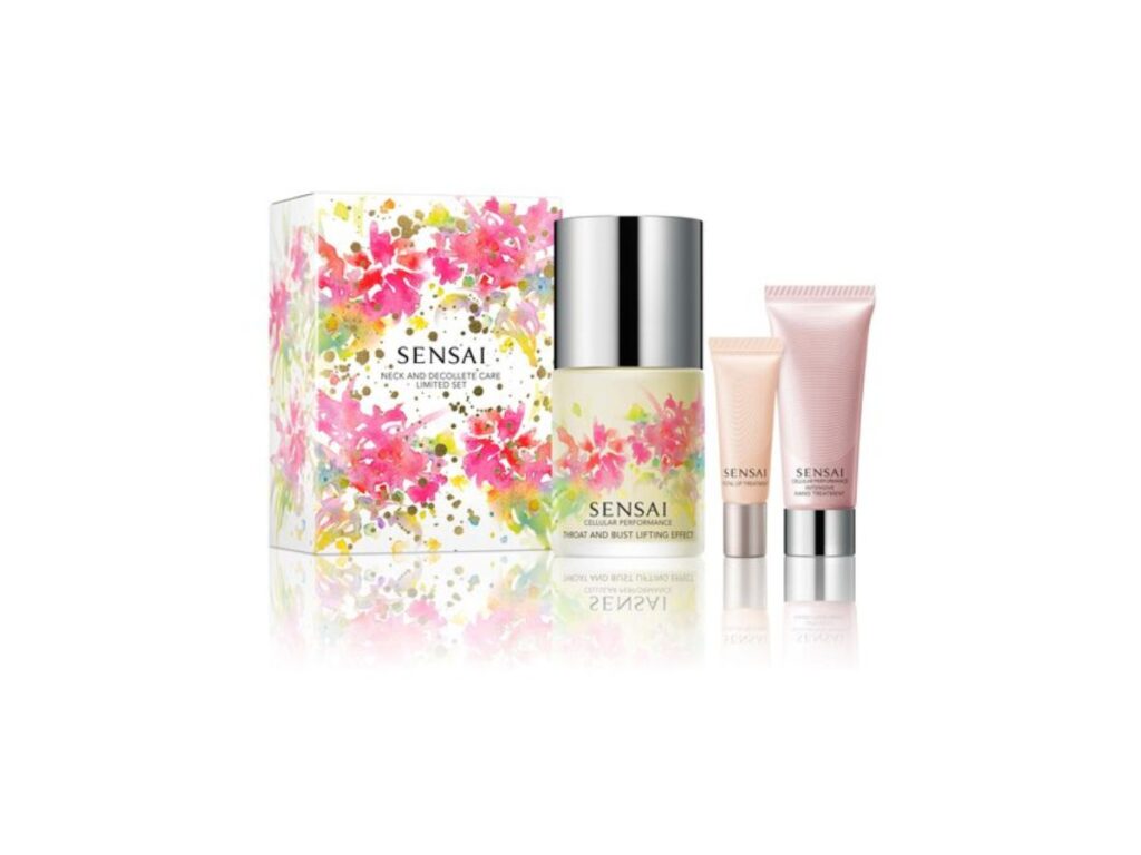 SENSAI SET Neck and Decollete (Thr&Bust 100ml+ CP Hand Treat 20ml+Total Lip 5ml)