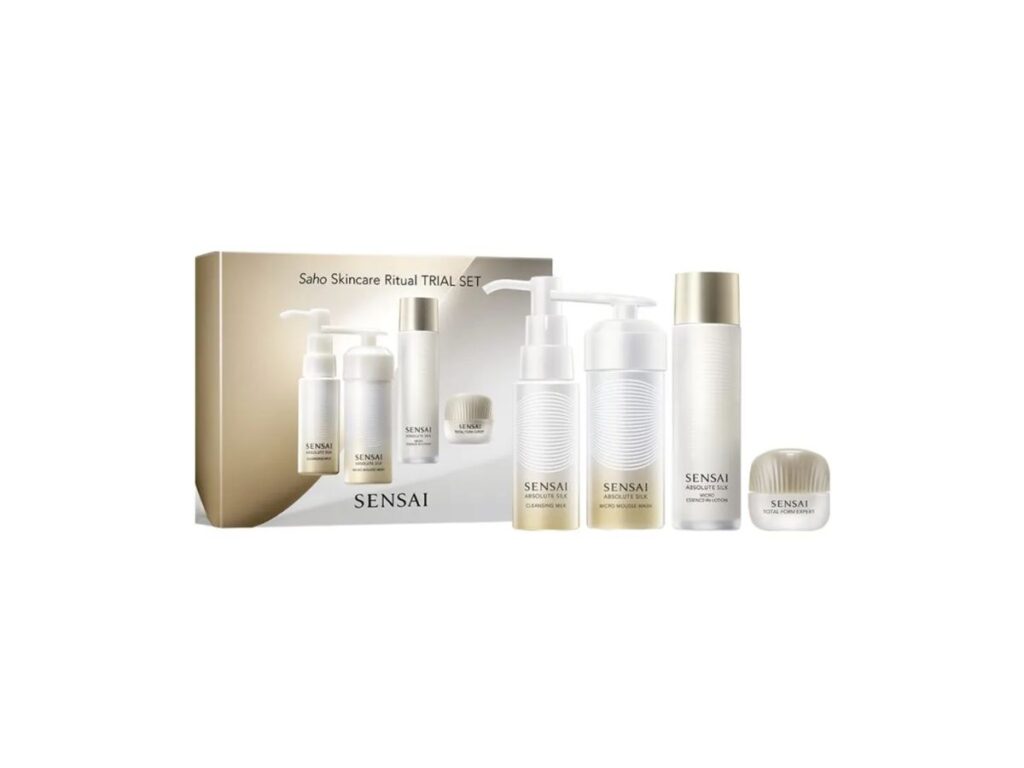 SENSAI SET Saho Skincare Ritual Trial(Cleasing milk+Mousse+Essence Lotion+Cream)
