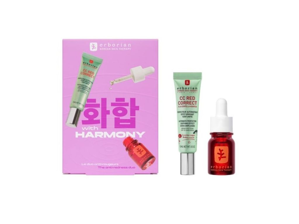 ERBORIAN SET CC Red Correct SPF30 15ml + Skin Therapy 10ml