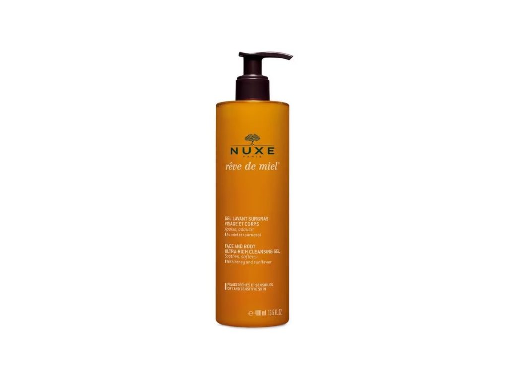 NUXE Reve de Miel Gel Lavant Surgras Visage & Corps 400ml