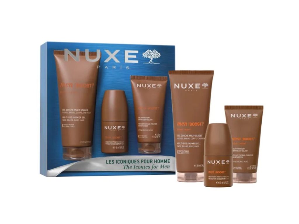 NUXE MEN SET [BOOST] Gel Douche Multi-Usages 200ml+Deodorant Protection 24h 50ml