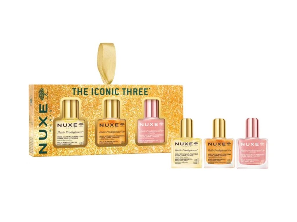 NUXE SET Huile Prodigieuse 10ml + HP Or 10ml + HP Or Florale 10ml Ornament