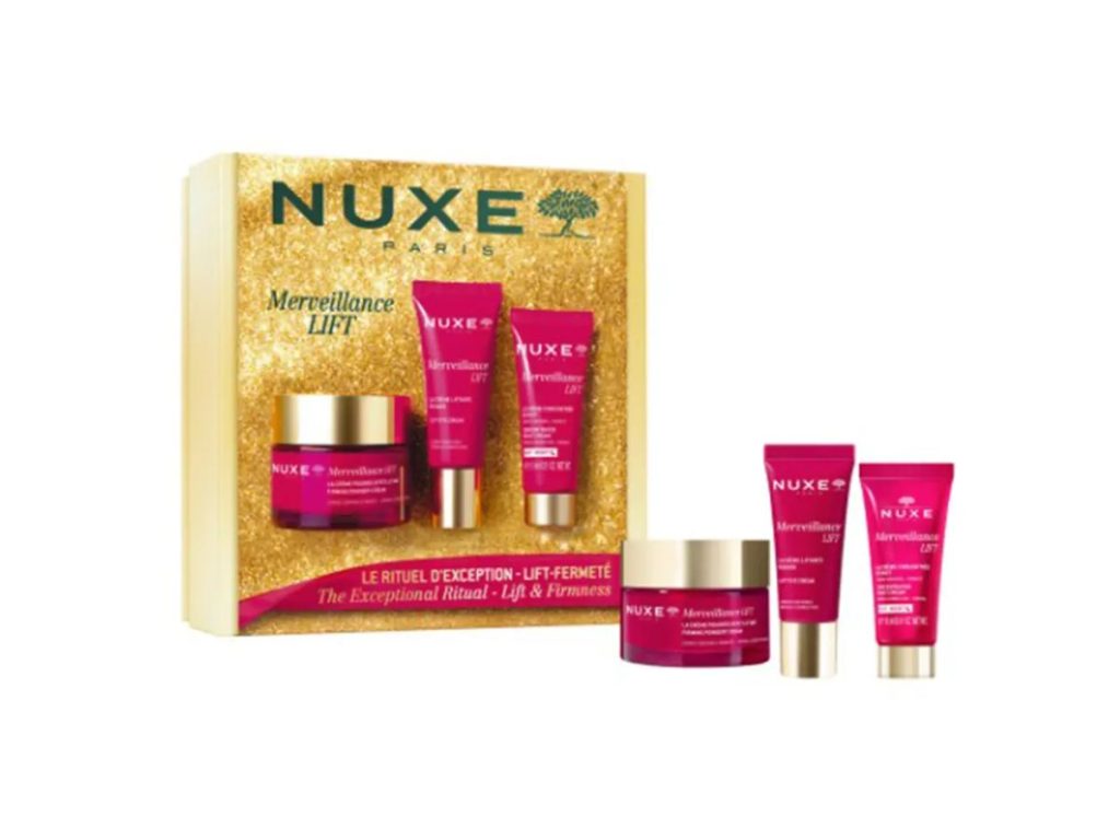 NUXE SET Merveillance LIFT Creme Poudrée 50ml + ML Creme Liftante Regard 15ml + (2)