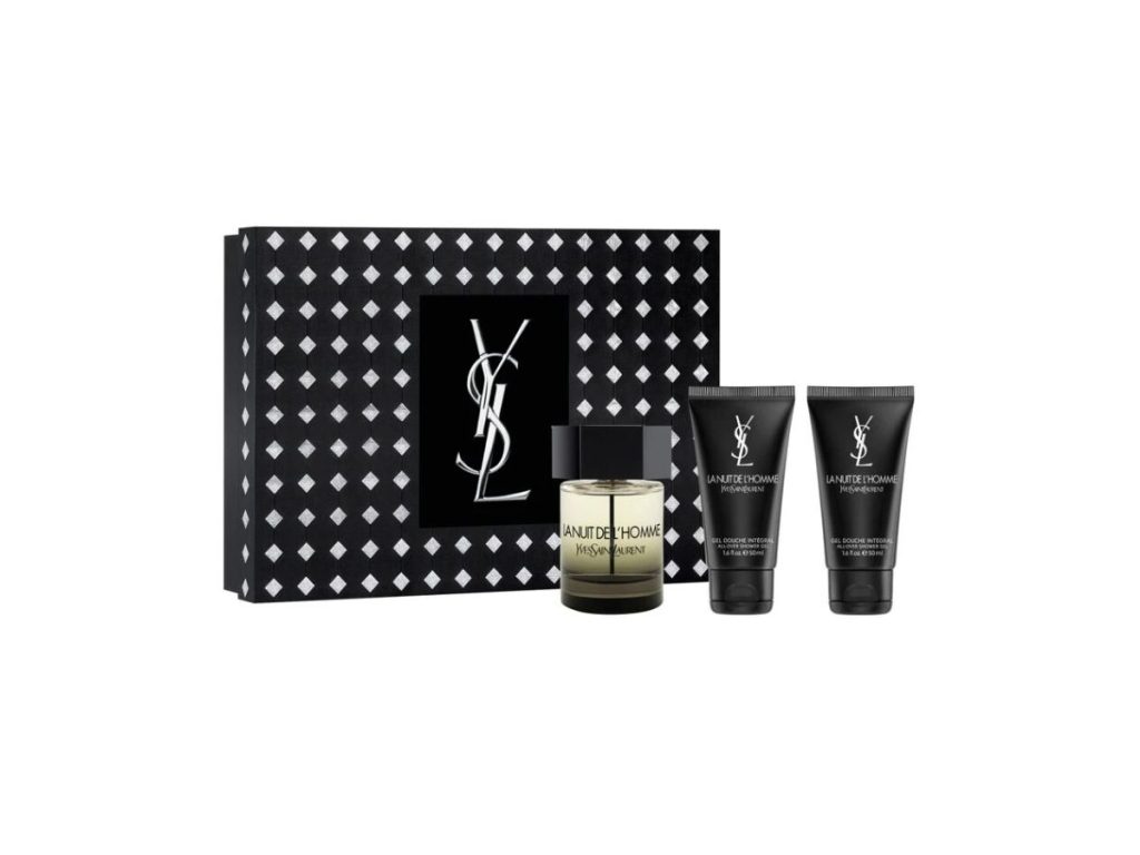 YVES SAINT LAURENT SET La Nuit de l'Homme Eau de Toilette Vapo 100ml+SG 2x50ml