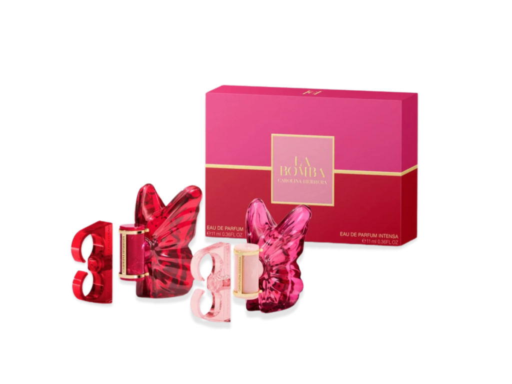 CAROLINA HERRERA SET Duo La Bomba + La Bomba Intensa Eau de Parfum Vapo 11ml x 2 Rings