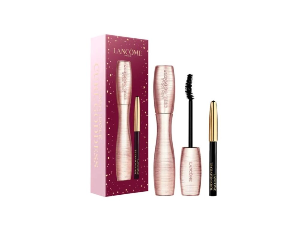 LANCOME SET Lash Idole Curl Goddess Mascara 8.5ml + Le Crayon Khol Noir Mini