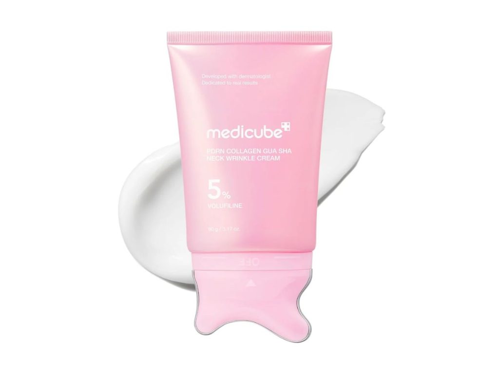 MEDICUBE PDRN Collagen Gua Sha Neck Wrinkle Cream 90g