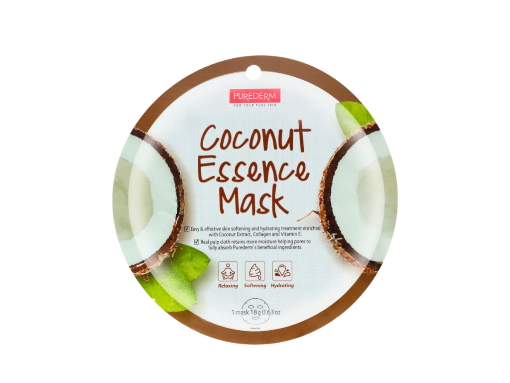 PUREDERM Coconut Essence Mask 1EA