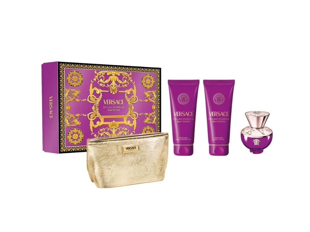 VERSACE SET Dylan Blush Pink Eau de Parfum Vapo 100ml + SG 100ml + BL 100ml +Bag