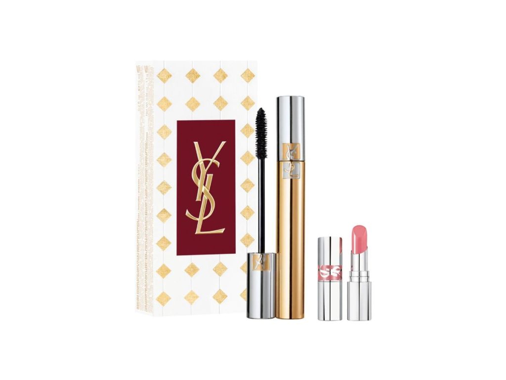 YSL SET Mascara Volume Effet Fauxs Cils 01 Noir Haute Densite+Mini Loveshine 44